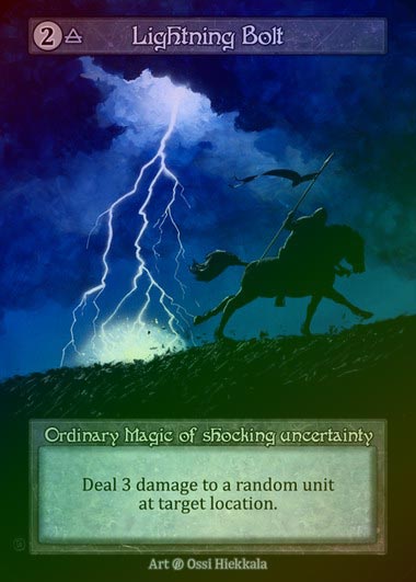 【FOIL】[Air] Lightning Bolt [beta-Ordinary]